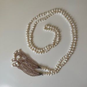 Natural Pearl Strand Necklace